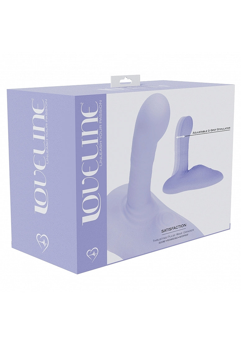 Loveline - Satisfaction - Grinder - Adjustable - Thrusting - Pulse Wave - Silicone - Purple